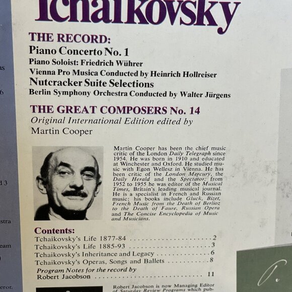 The Piano Concerto No. 1 Nutcracker Suite Selections (Vinyl, 1976) RCA Custom - Picture 4 of 10